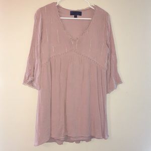 Blue Rain light pink dress